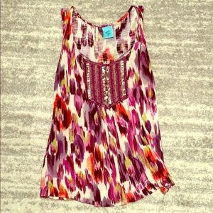 Purple Tank Top with Bling